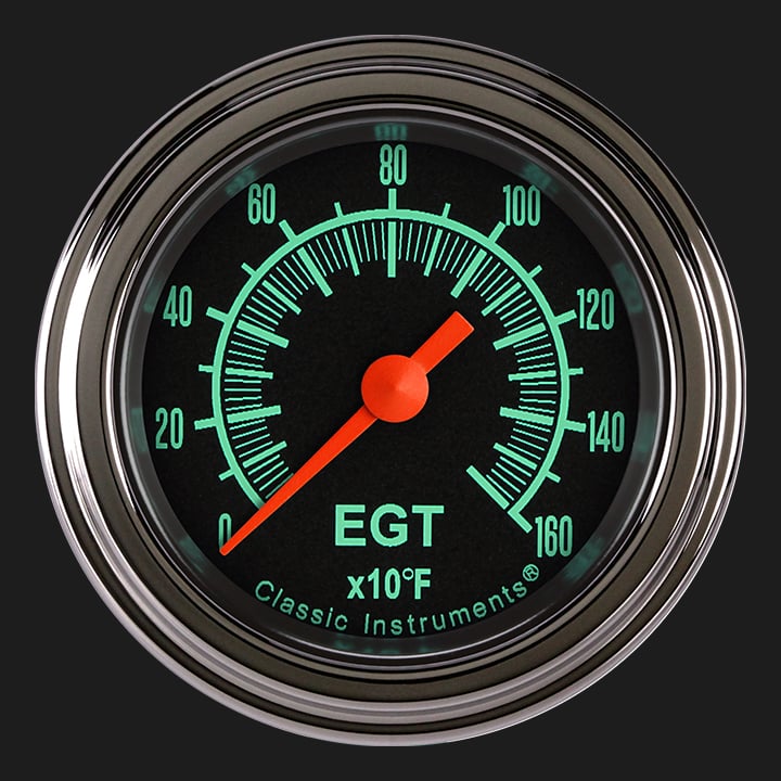 Classic Instruments GS198SLF G/Stock 2 1/8" Exhaust Gas Temp. Gauge