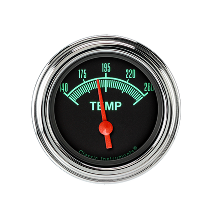 Classic Instruments GS26SLF G-Stock - Water Temp Gauge 2-1/6"