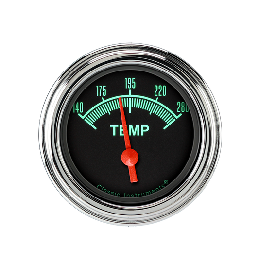 Classic Instruments GS26SLF G-Stock - Water Temp Gauge 2-1/6"