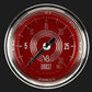 Classic Instruments V8RS142SHC V8 Red Steelie 2-1/8" Full Sweep Electric Boost