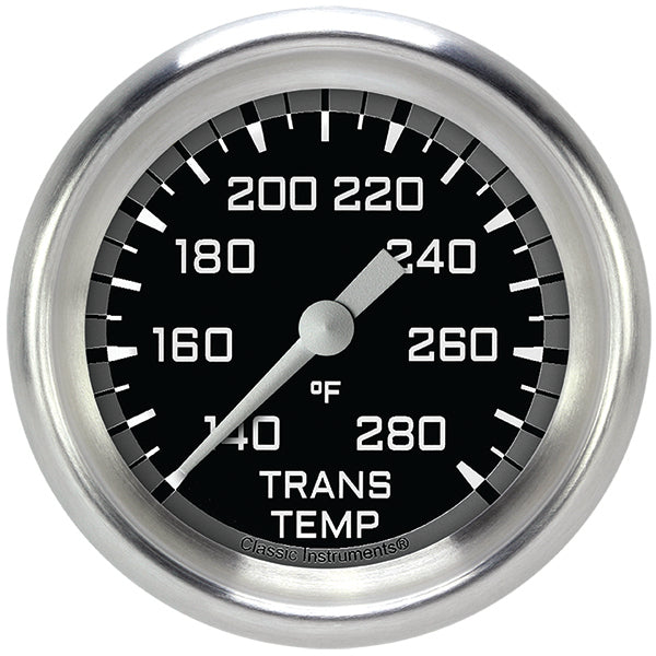 Classic Instruments AX327GAPF Autocross Gray 2 5/8" Transmission Temperature G