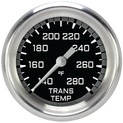 Classic Instruments AX327GAPF Autocross Gray 2 5/8" Transmission Temperature G