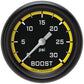 Classic Instruments AX342YBPF Autocross Yellow 2 5/8" Boost Gauge, 30 psi