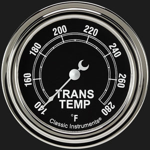 Classic Instruments TR327SLF Traditional 2 5/8" Transmission Temperature Gauge