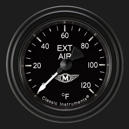 Classic Instruments MA199BLF Moal Bomber 2 1/8" Outside Air Temp. Gauge