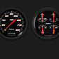 Classic Instruments VS52BBLF Velocity Black w/ Black Bezel 4 - 5/8" Speedo & Qua