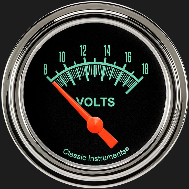 Classic Instruments GS230SLF G-Stock 2 5/8" Volt, Short Sweep