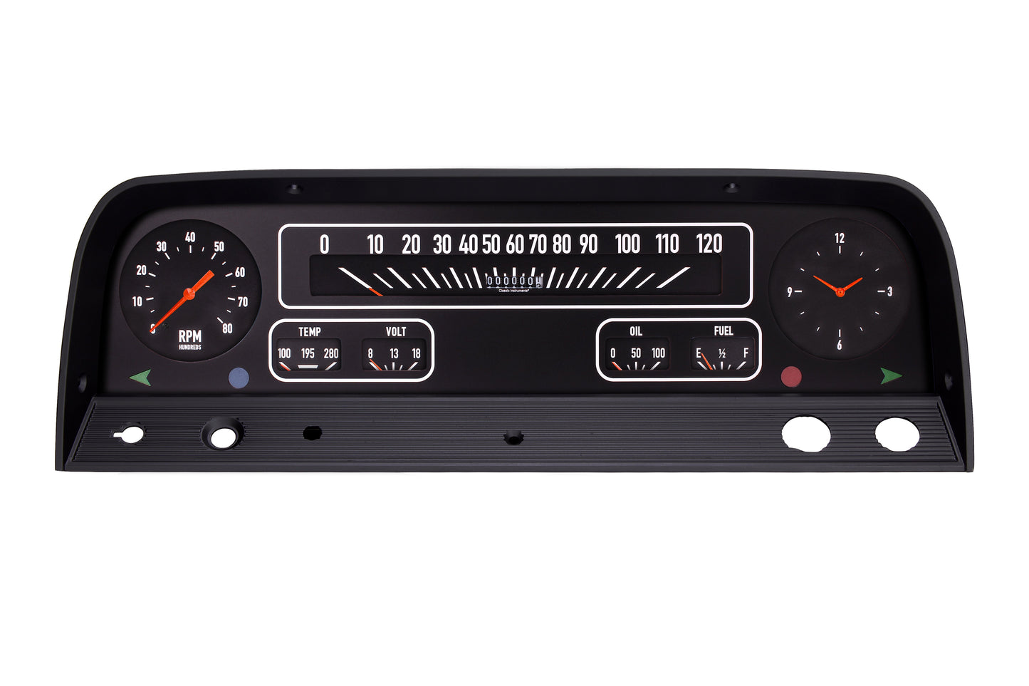 Classic Instruments CT64B Classic Instruments Classic Truck Package Black