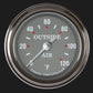 Classic Instruments SG199SLF Silver Gray 2 1/8" Outside Air Temp. Gauge