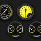 Classic Instruments AX05YBLF AutoCross Yellow Four Gauge Set