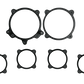 Classic Instruments BZMA6GS Moal Bomber 6-gauge Trim Bezel Set