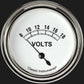 Classic Instruments CW230SLF Classic White 2 5/8" Volt Gauge