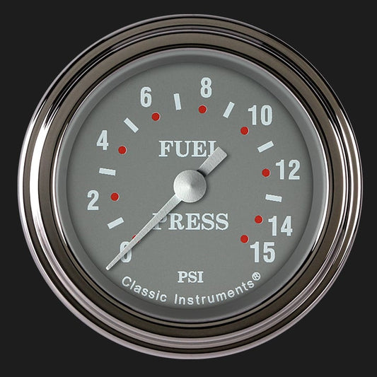 Classic Instruments SG145SLF SG 2-1/8" Full Sweep Fuel Pressure 15psi E
