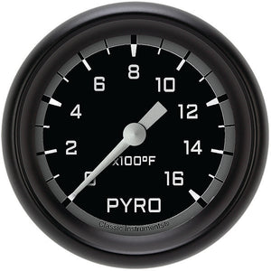 Classic Instruments AX398GBPF Autocross Gray 2 5/8" Exhaust Gas Temp. Gauge