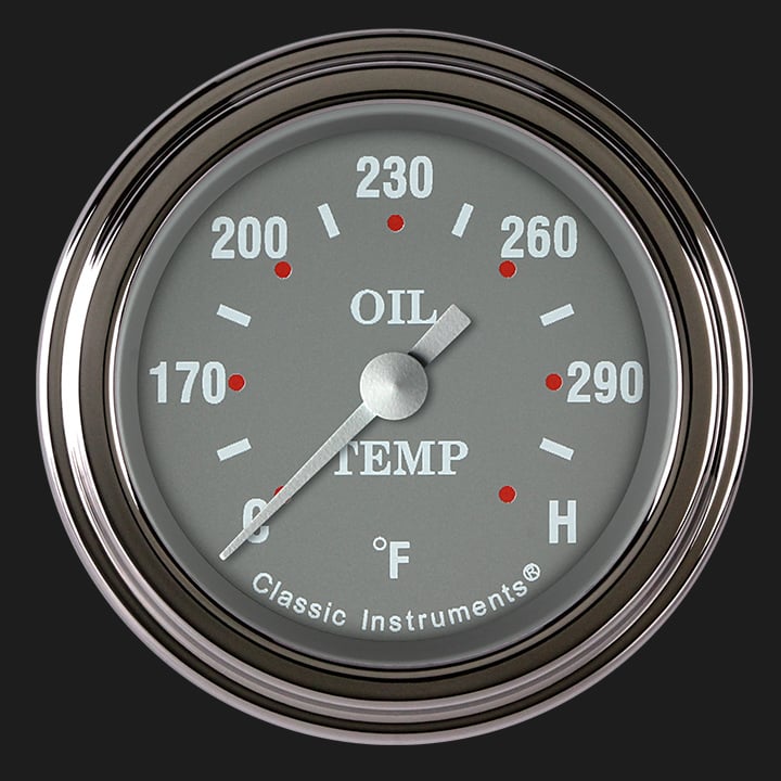 Classic Instruments SG128SLF SG - Oil Temp Gauge Full Sweep 2-1/8"