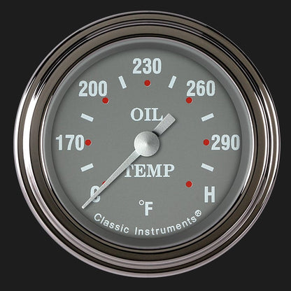 Classic Instruments SG128SLF SG - Oil Temp Gauge Full Sweep 2-1/8"