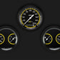 Classic Instruments AX04YBLF AutoCross Yellow Three Gauge Set
