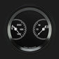 Classic Instruments AX74GBLF AutoCross Gray 3 3/8" Temp & Volt Dual