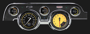 Classic Instruments MU67DAXY AutoCross Yellow 1967-68 Mustang