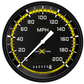 Classic Instruments AX56YBLF Autocross Yellow - Speedometer Gauge 4-5/8"