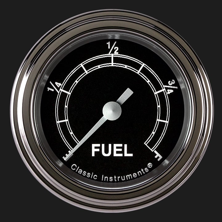 Classic Instruments TR109SLF Traditional - Programmable Fuel Gauge 2-1/8"