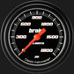 Classic Instruments VS367BBLF Velocity Black 2 5/8" Brake Pressure Gauge