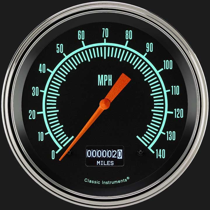 Classic Instruments GS56DSLF G/Stock 4 5/8" Speedometer with Information Screen