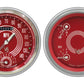 Classic Instruments CH51V8RS62 V8 Red Steelie 1951-52 Chevy Car Package
