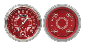Classic Instruments CH51V8RS62 V8 Red Steelie 1951-52 Chevy Car Package