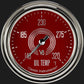 Classic Instruments V8RS328SLC V8 Red Steelie 2 5/8" Oil Temperature Gauge