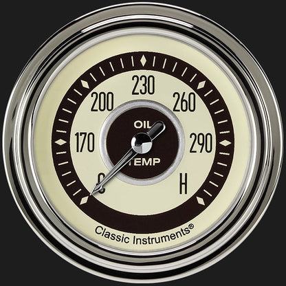 Classic Instruments NT328SLC Nostalgia VT 2 5/8" Oil Temperature Gauge