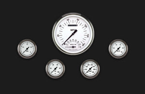 Classic Instruments WH165SLF White Hot Five Gauge Set 165
