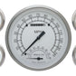 Classic Instruments CW65SLF Classic White - 5 Gauge Set 4-5/8" Speedtachular & 2-1/8" Fuel, Oil, Temp, Volts