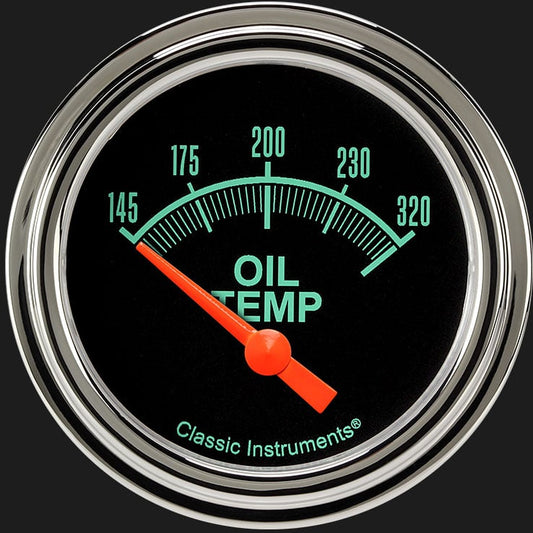 Classic Instruments GS228SLF G-Stock 2 5/8" Oil Temp. Short Sweep
