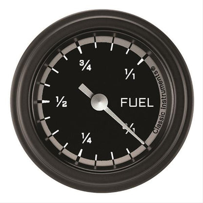 Classic Instruments AX109GBLF Autocross Grey - Programmable Fuel Gauge 2-1/8"