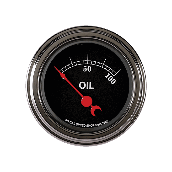 Classic Instruments SC81SLC So-Cal - Oil Pressure Gauge 2-1/8"