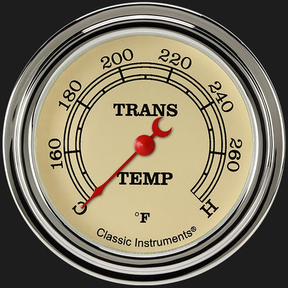 Classic Instruments VT327SLF Vintage 2 5/8" Transmission Temp. Gauge