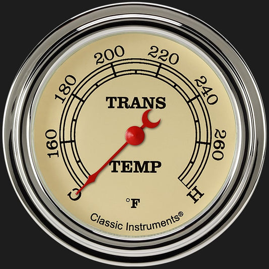 Classic Instruments VT327SLF Vintage 2 5/8" Transmission Temp. Gauge