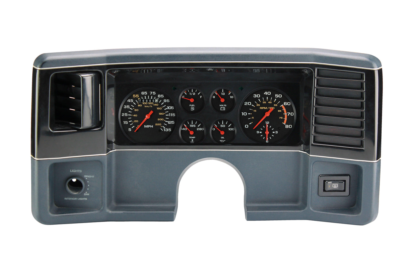 Classic Instruments CH78OE G Body Instrument Cluster OE Style without Gear Indicator