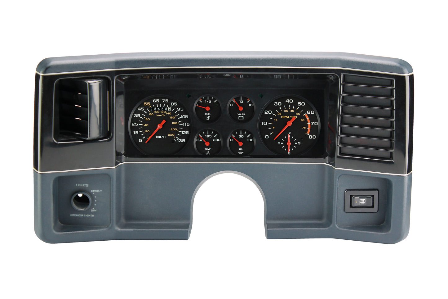 Classic Instruments CH78OE G Body Instrument Cluster OE Style without Gear Indicator