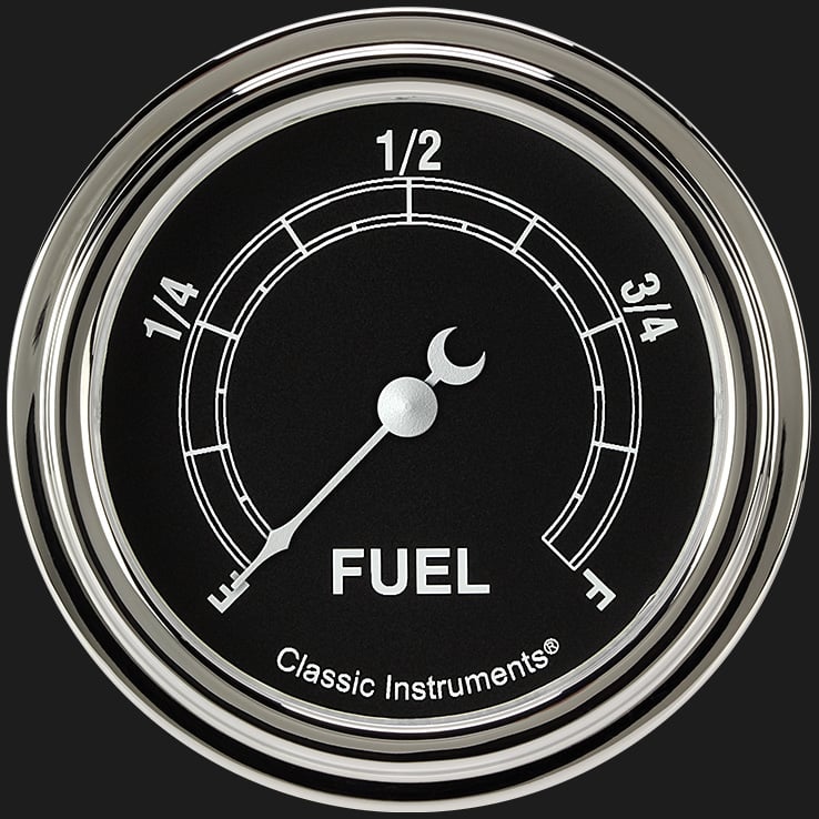 Classic Instruments TR309SLF Traditional 2 5/8" Fuel Gauge