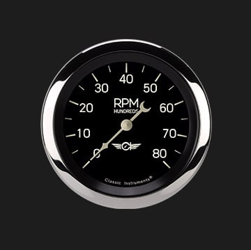 Classic Instruments Classic - Tachometer 8K RPM 3-3/8"