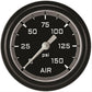 Classic Instruments AX318GBLF Autocross Gray 2 5/8" Air Pressure Gauge