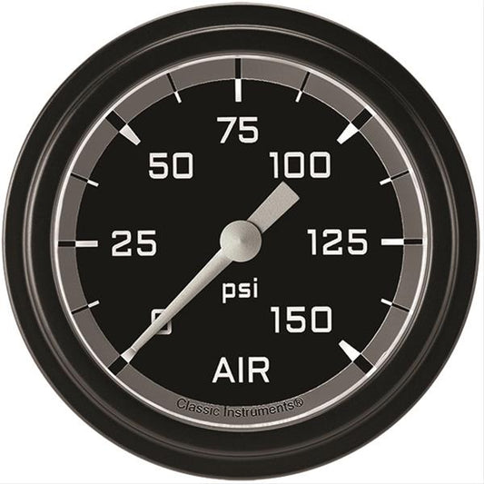 Classic Instruments AX318GBLF Autocross Gray 2 5/8" Air Pressure Gauge