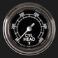 Classic Instruments TR197SLF Traditional 2 1/8" Cylinder Head Temp. Gauge