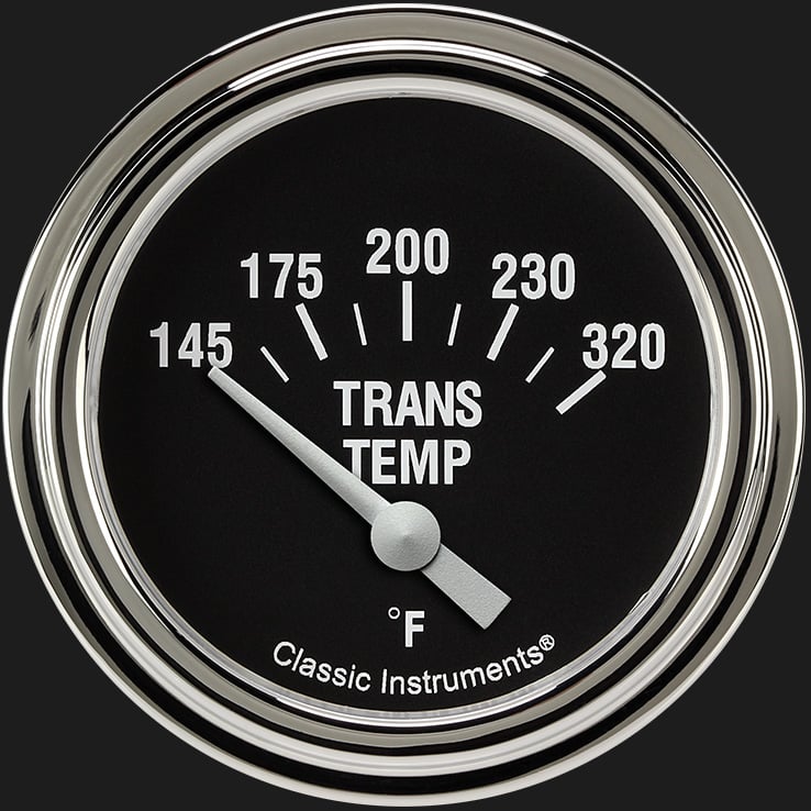 Classic Instruments HR227SLF Hot Rod 2 5/8" Transmission Temperature Gauge