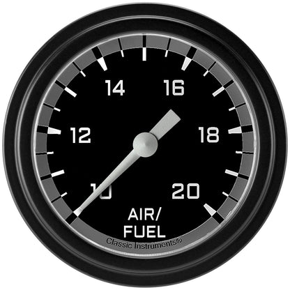 Classic Instruments AX394GBLF Autocross Gray 2 5/8" Air Fuel Ratio Gauge