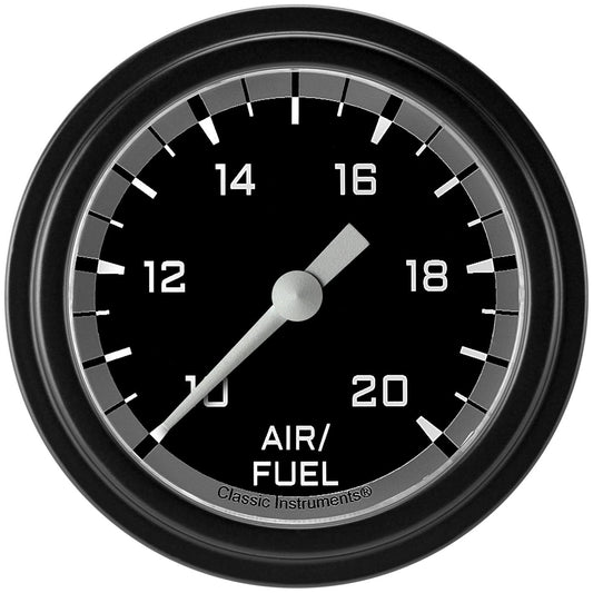 Classic Instruments AX394GBLF Autocross Gray 2 5/8" Air Fuel Ratio Gauge