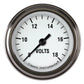 Classic Instruments WH130SLF White Hot - Volt Gauge Full Sweep 2-1/8"