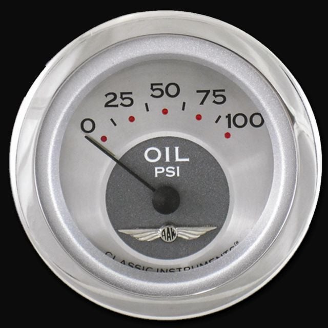 Classic Instruments AW81SRC All American - Oil Pressure Gauge 2-1/8"